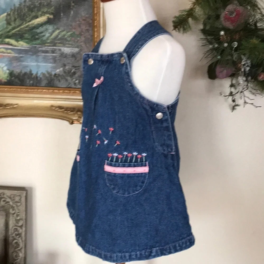 Carter’s Baby Girl Bunny Denim Dress‼️FINAL PRICE DROP